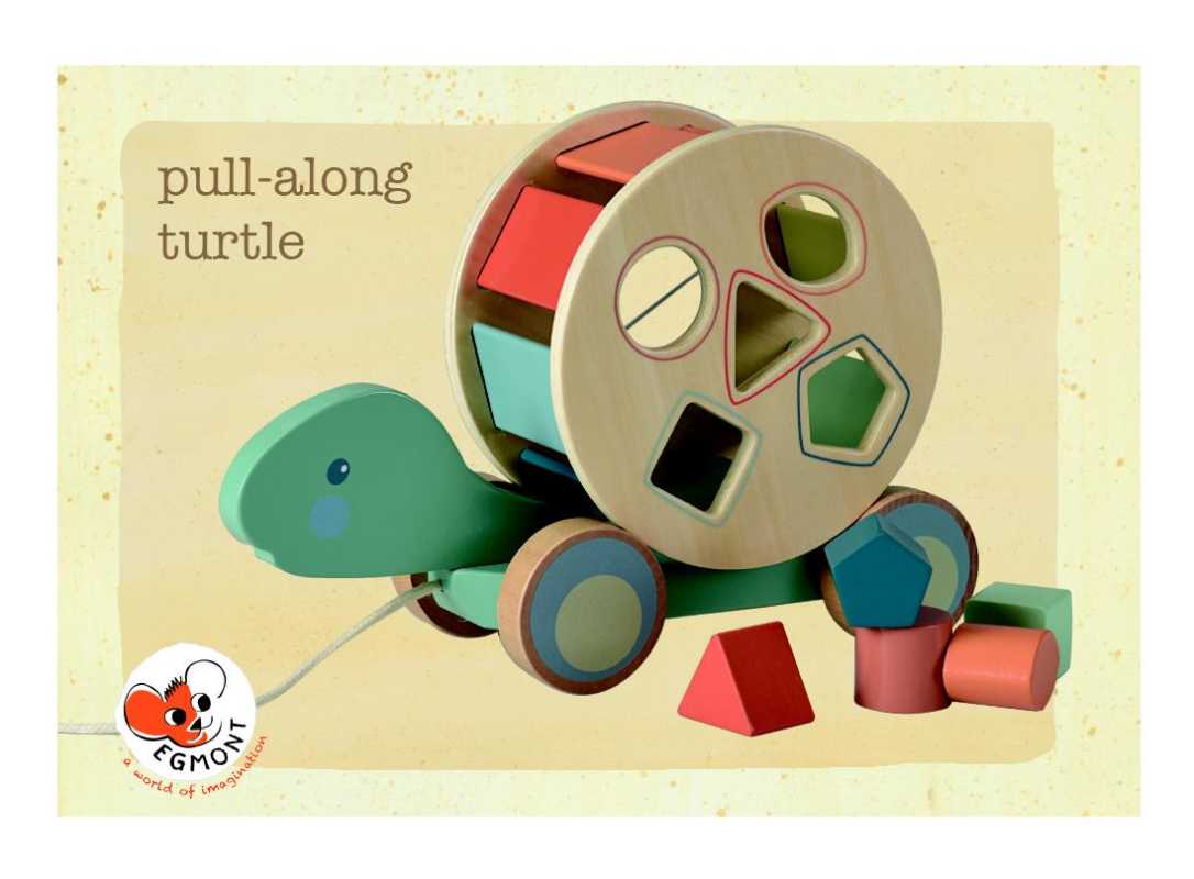 Nachzieh-Schildkröte mit Formenhaus